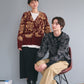 Soft Jacquard Knit Cardigan