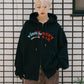 Felt Arch  Zip Hoodie