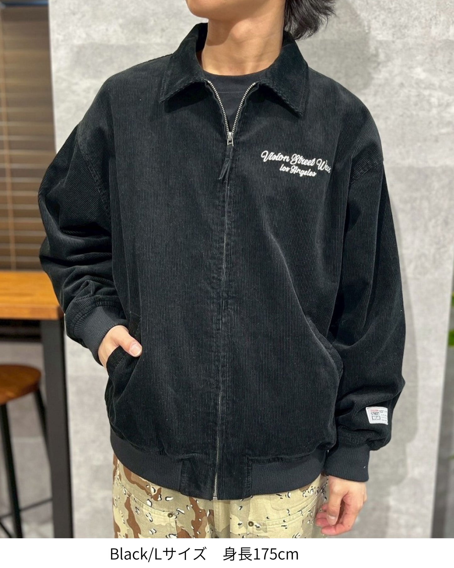Embroidered Corduroy Jacket