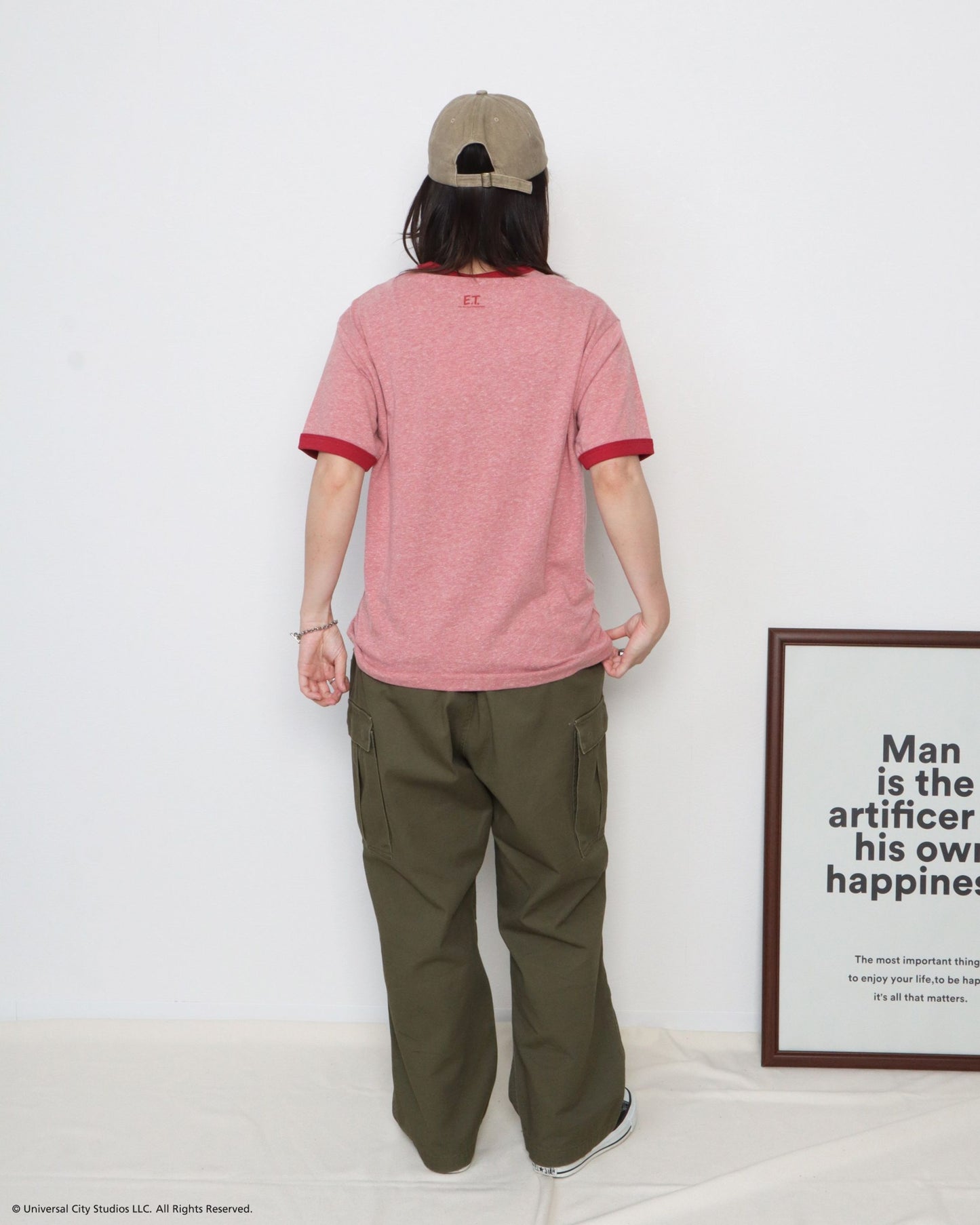 【E.T.】リンガーTシャツ