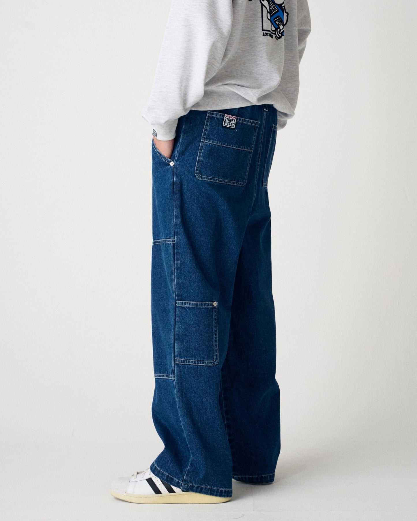 Carpenter Denim / カラーステッチ デニムカーペンターパンツ