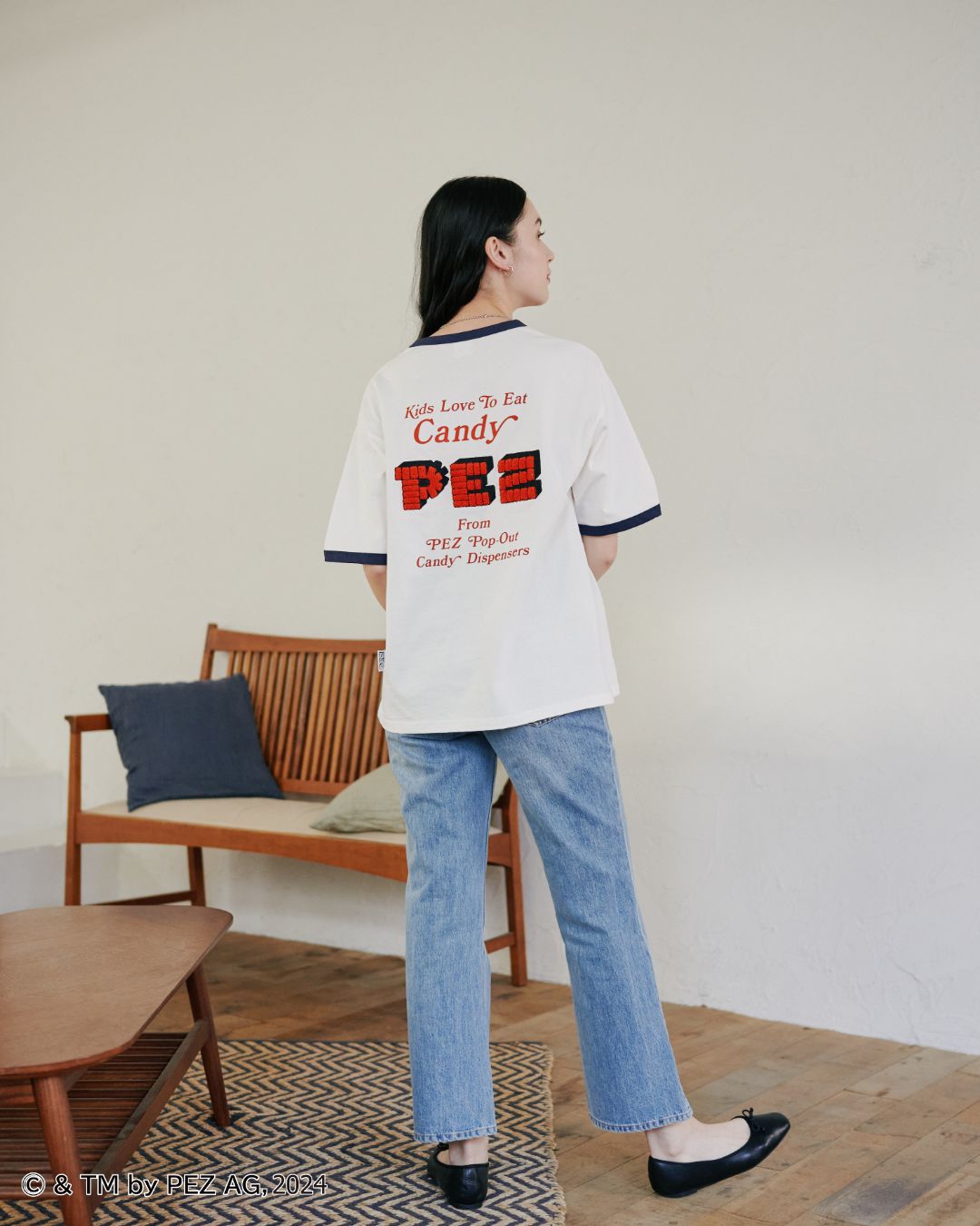 【PEZ】サガラ刺繍ロゴTシャツ