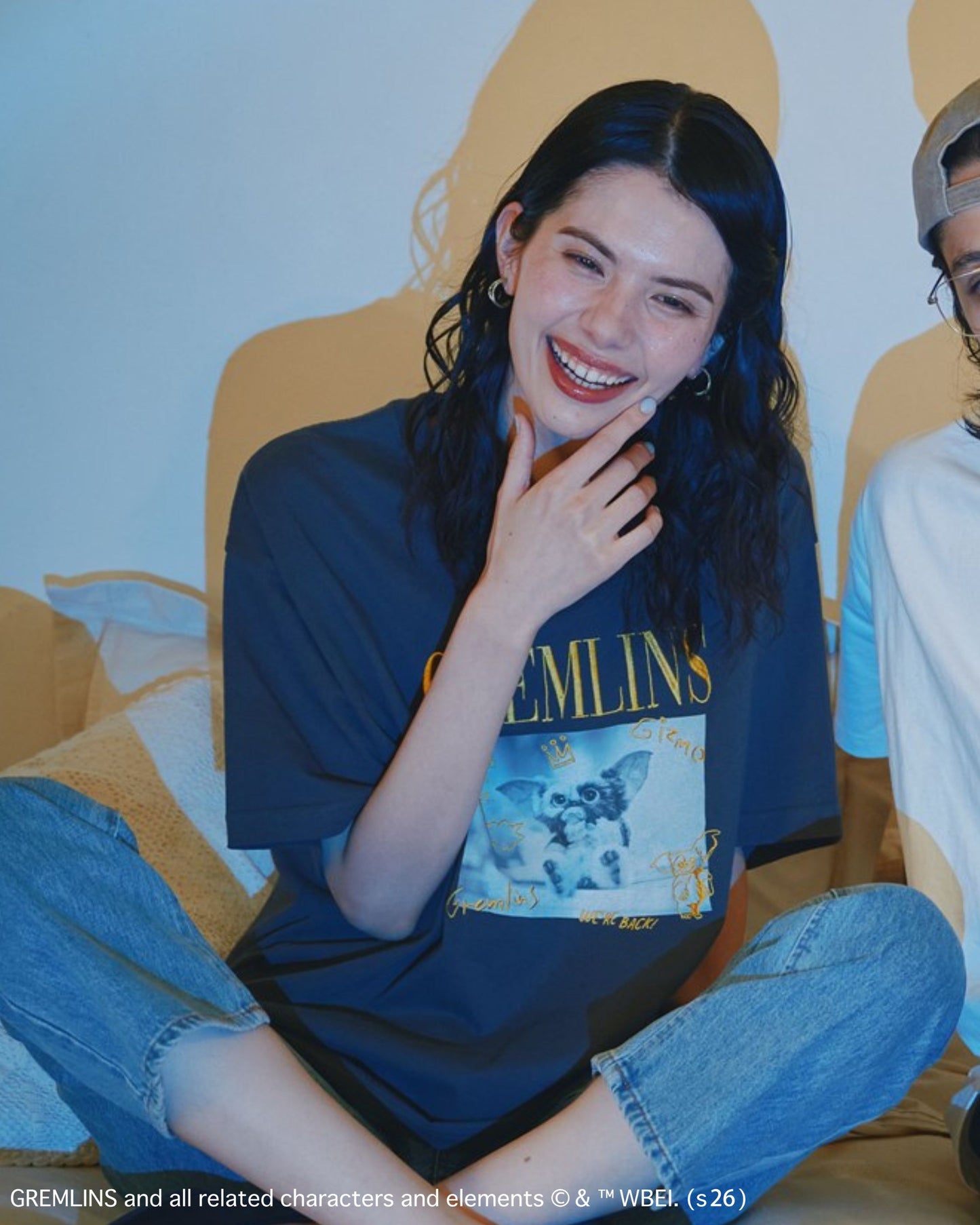 【グレムリン】ギズモ　ラクガキ刺繍フォトT