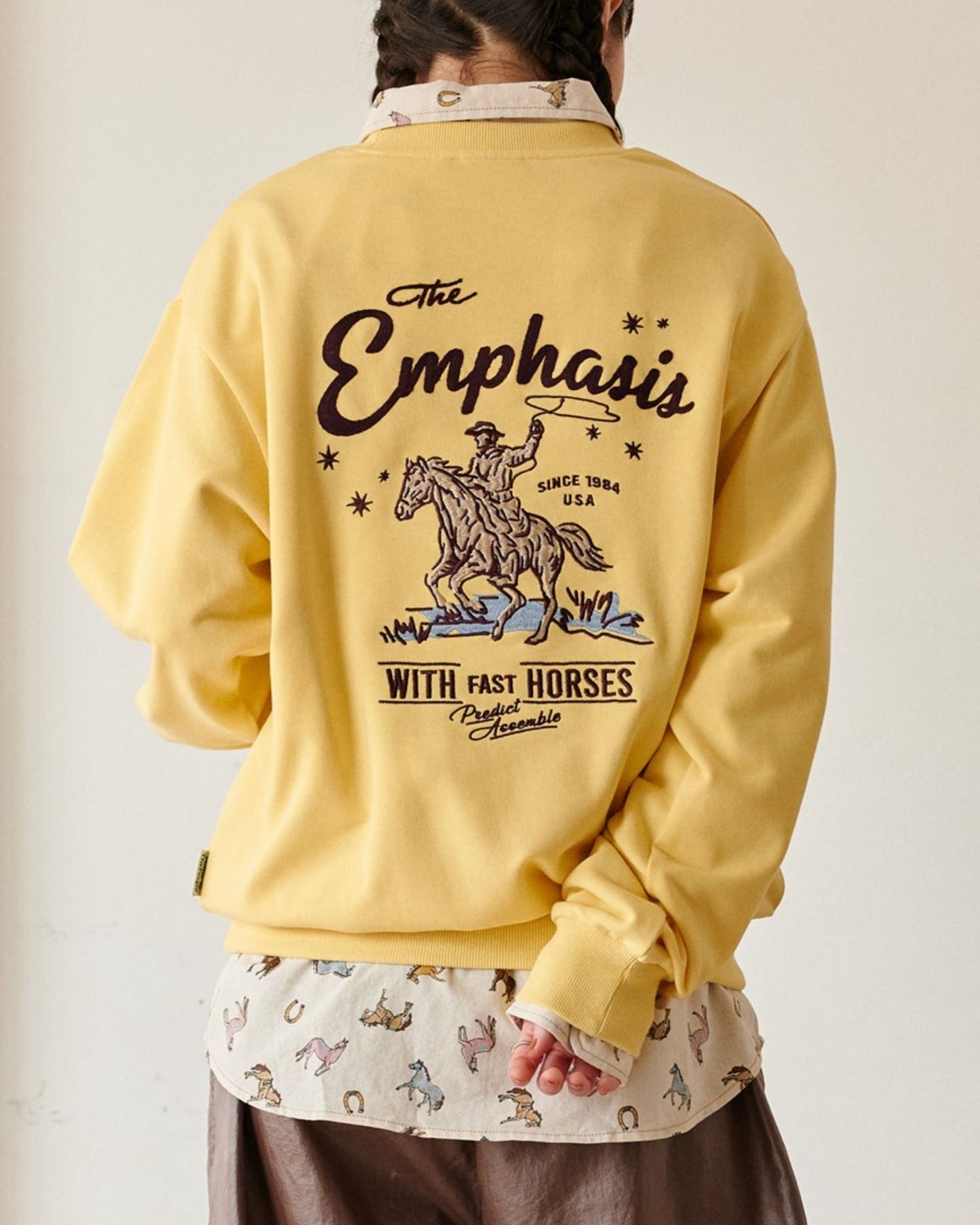 レトロ総柄シャツ