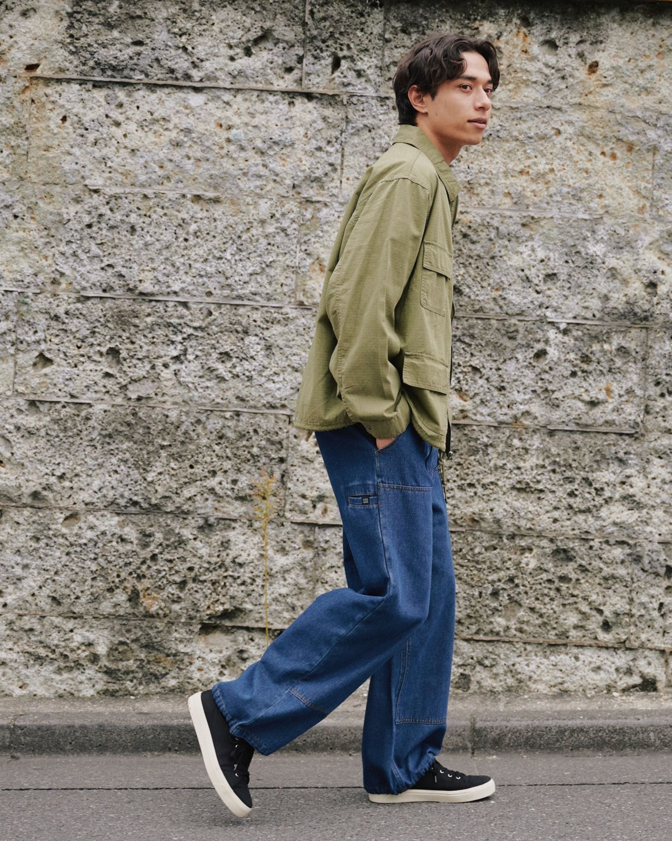 MOVING PANTS®】ダブルニーデニムパンツ – Ha-Li-C STORE（ハリック