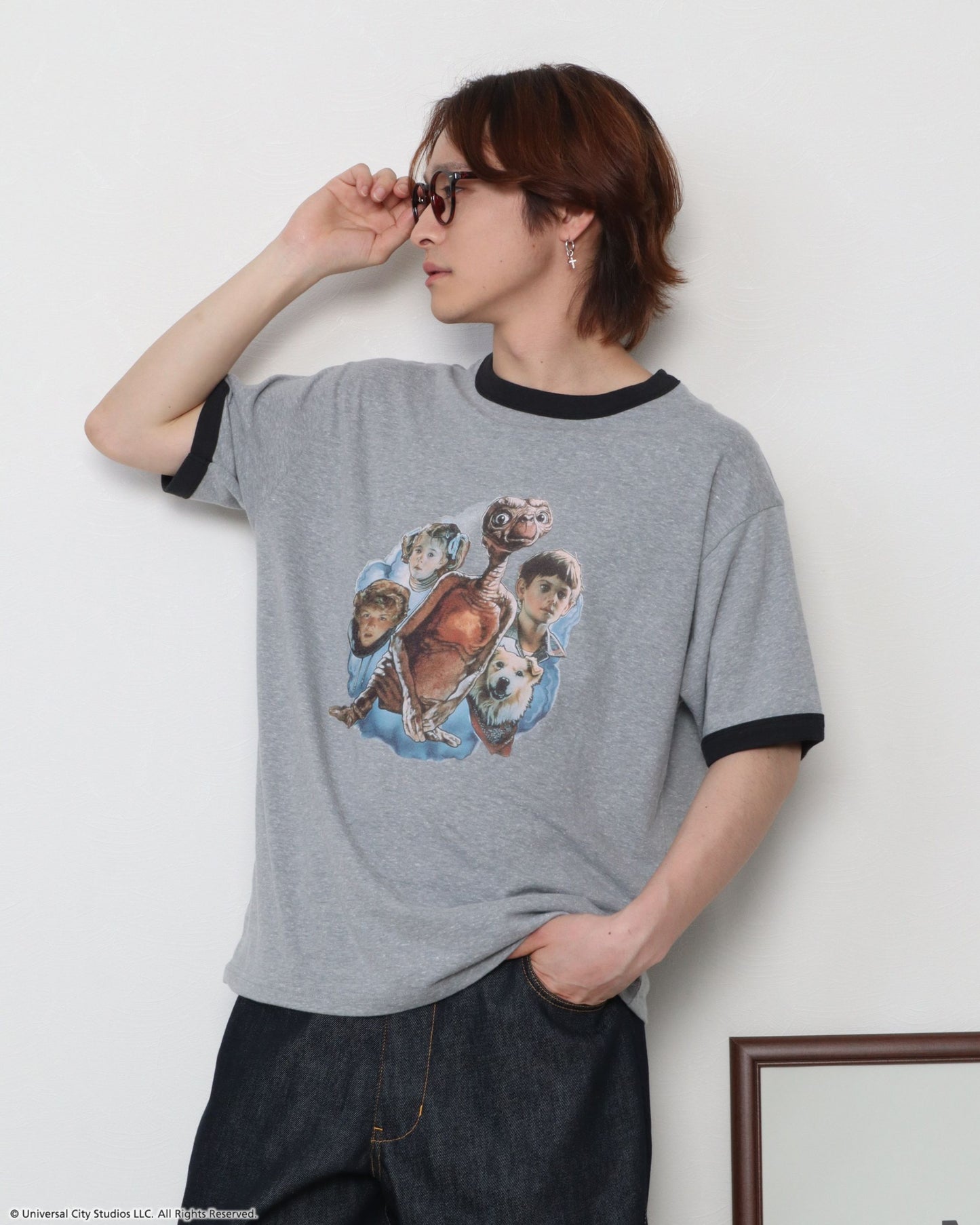 【E.T.】リンガーTシャツ