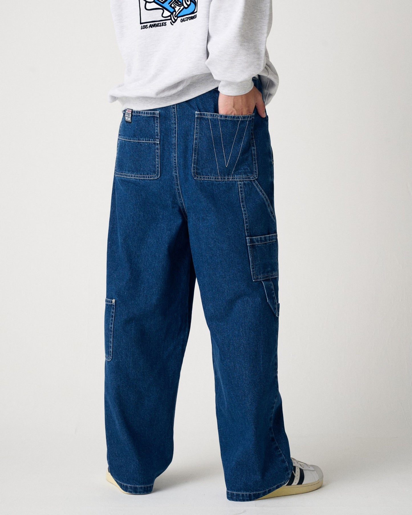 Carpenter Denim / カラーステッチ デニムカーペンターパンツ