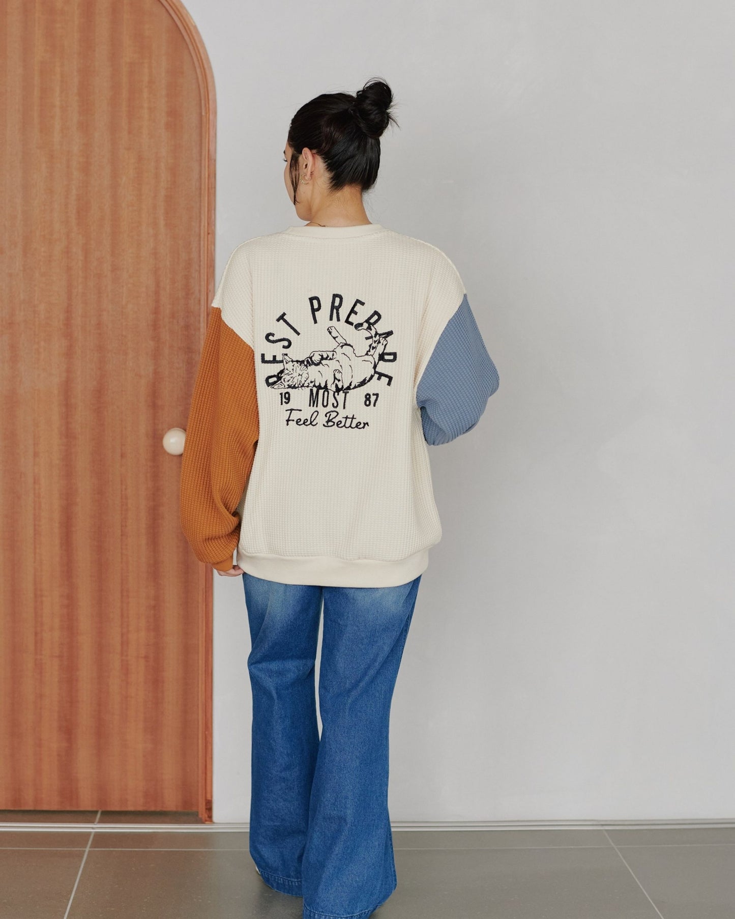 Cat Waffle Sweatshirt