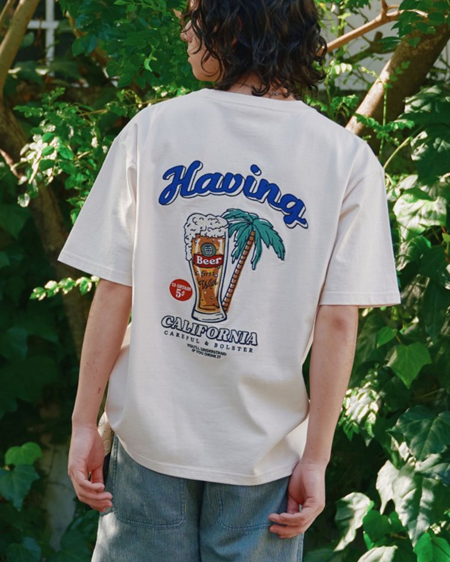 カリフォルニアビール刺繍T