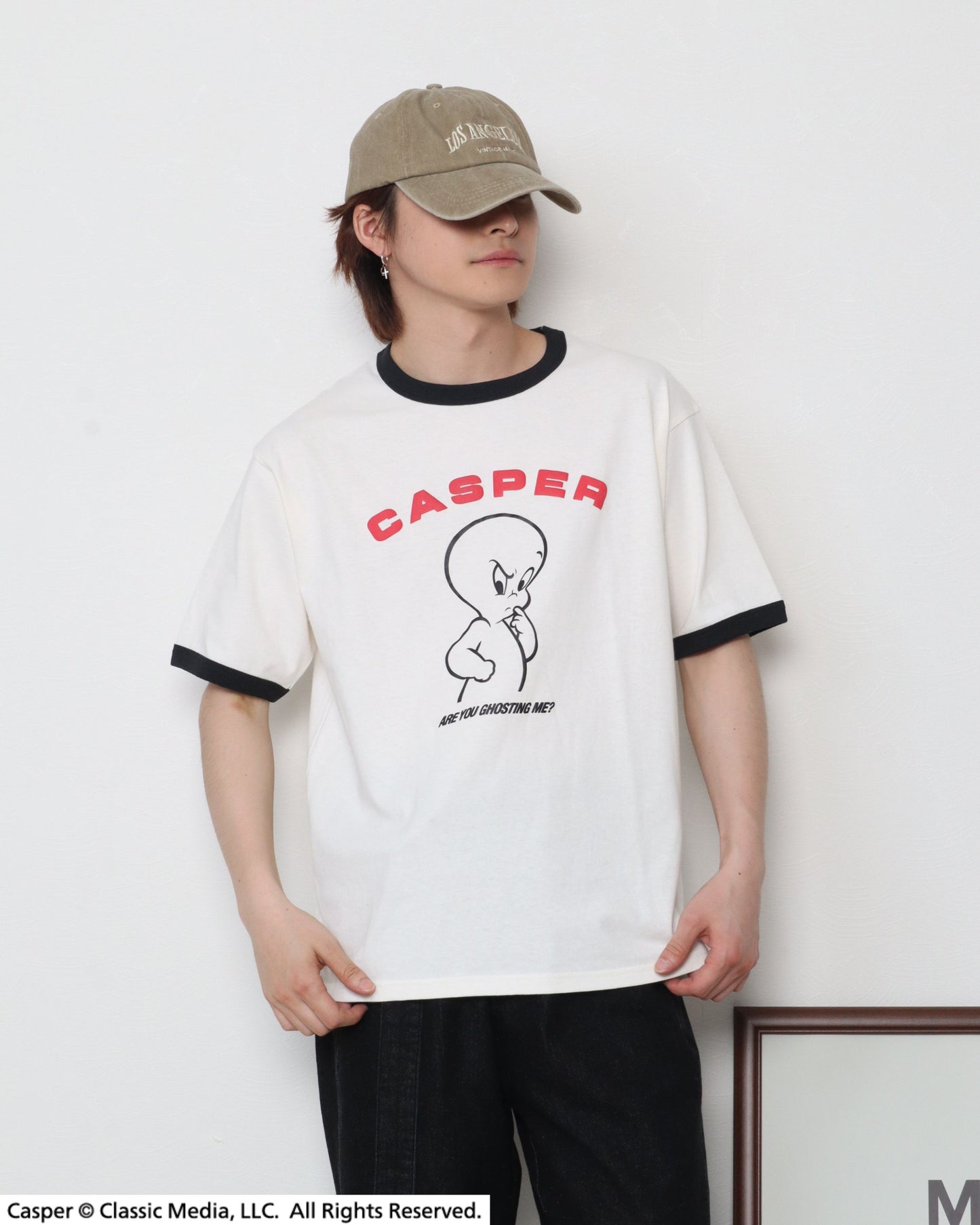 【キャスパー】リンガーTシャツ