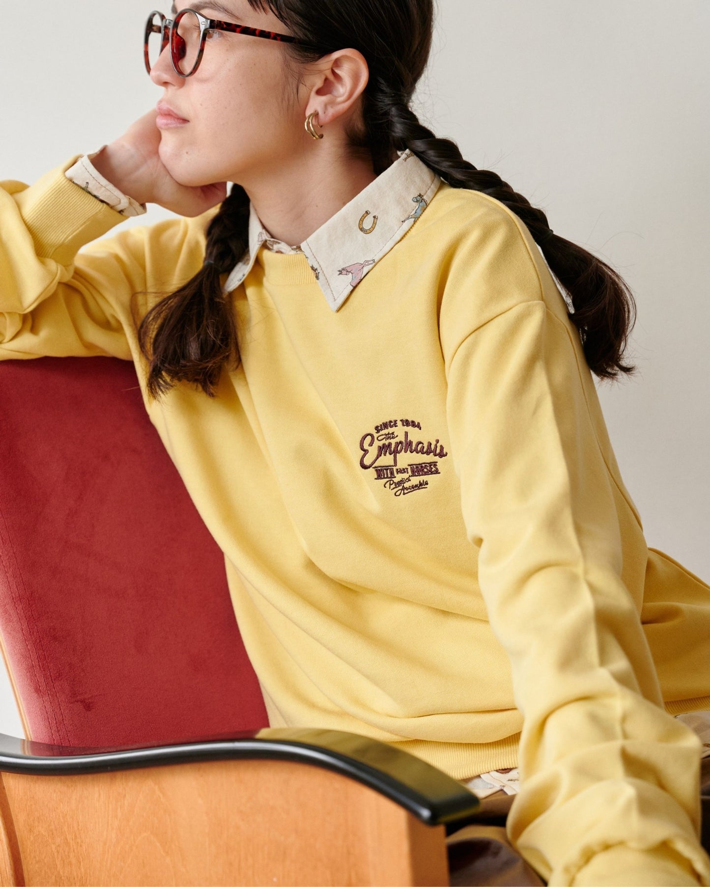 レトロ総柄シャツ