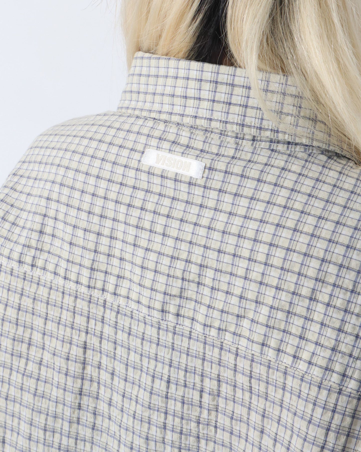 Seersucker Check Shirt / シアサッカーチェックシャツ
