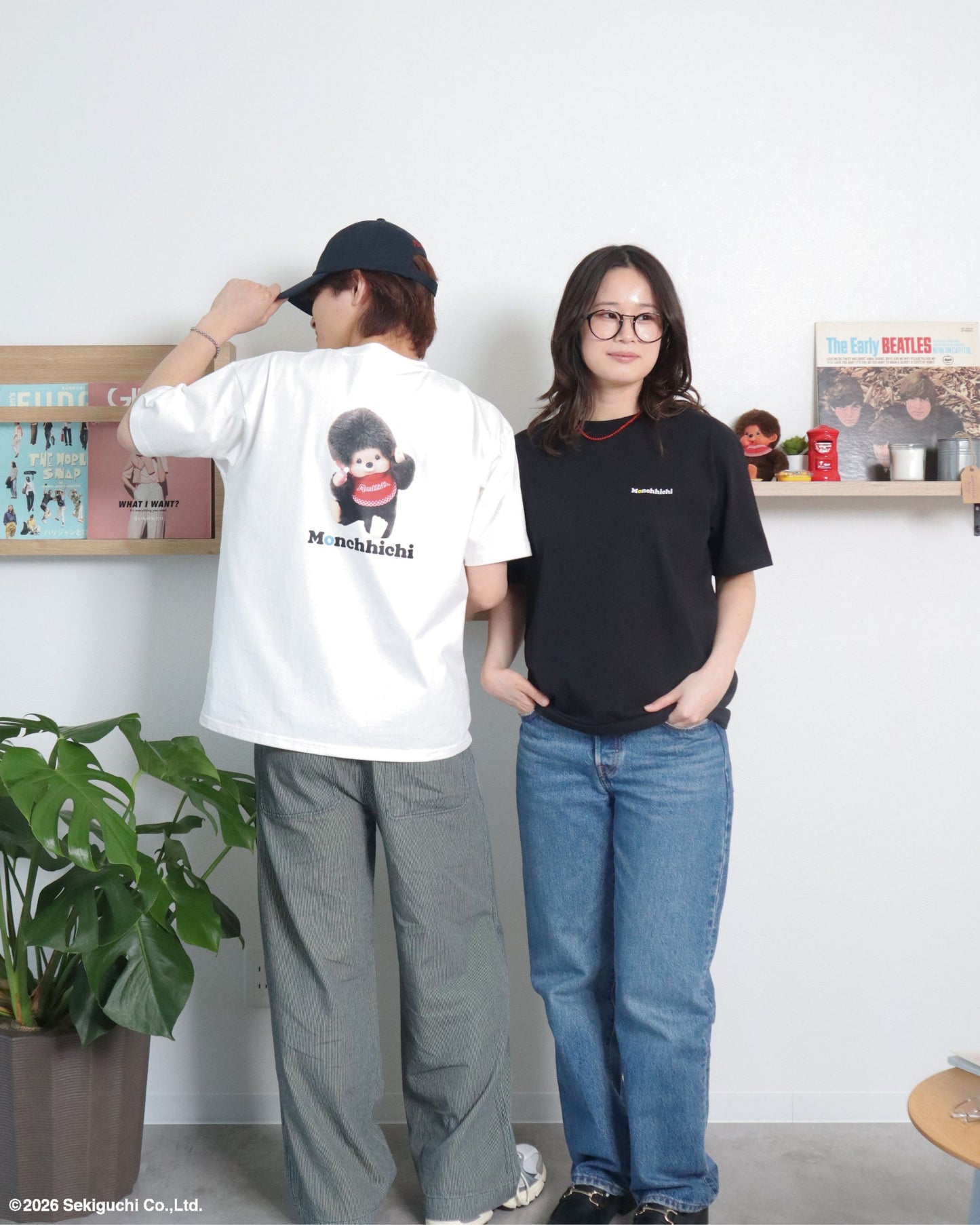 【モンチッチ】フォトプリントTシャツ