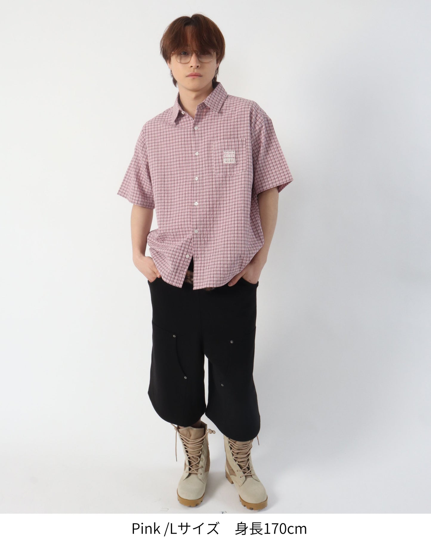 Seersucker Check Shirt / シアサッカーチェックシャツ