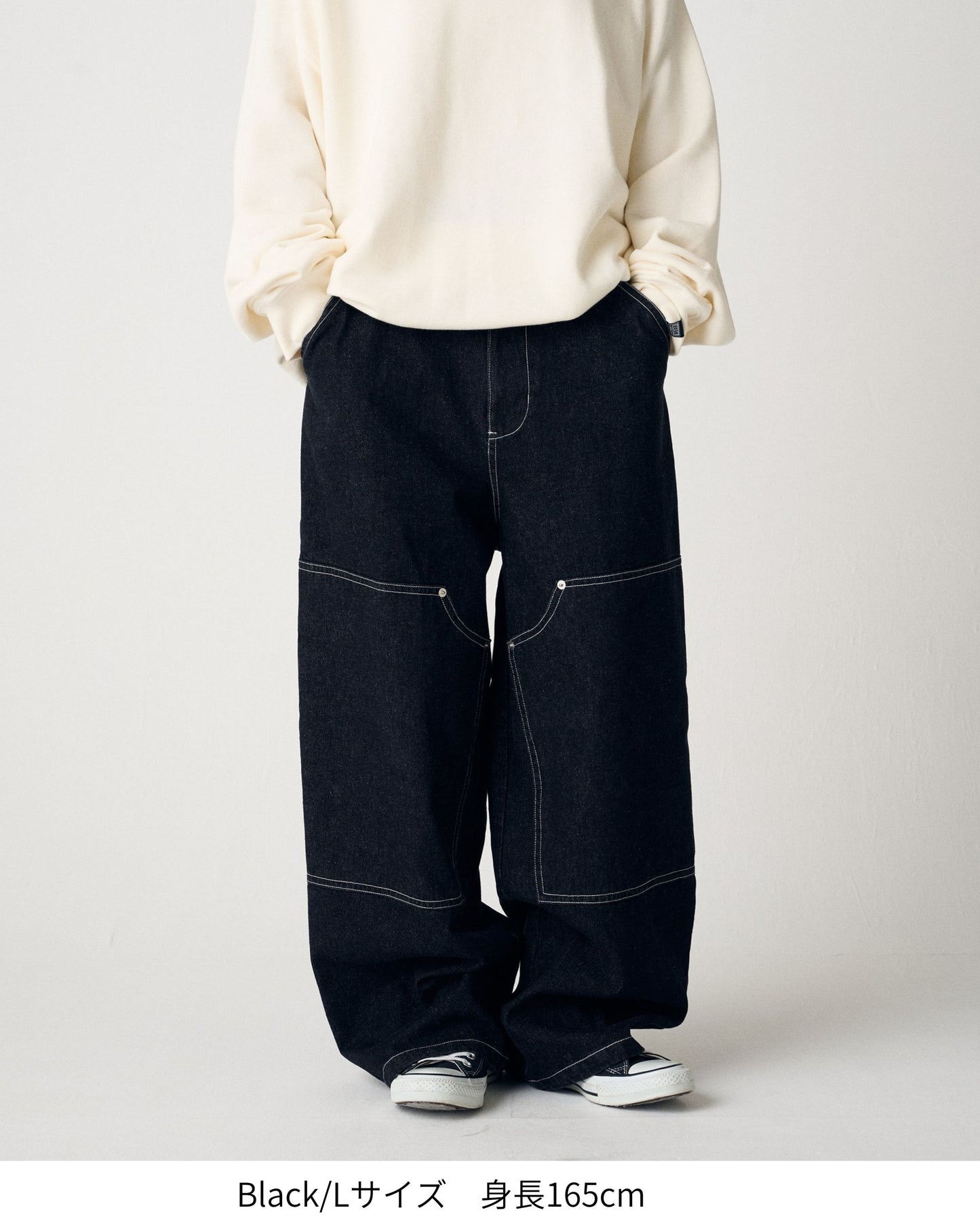 Carpenter Denim / カラーステッチ デニムカーペンターパンツ
