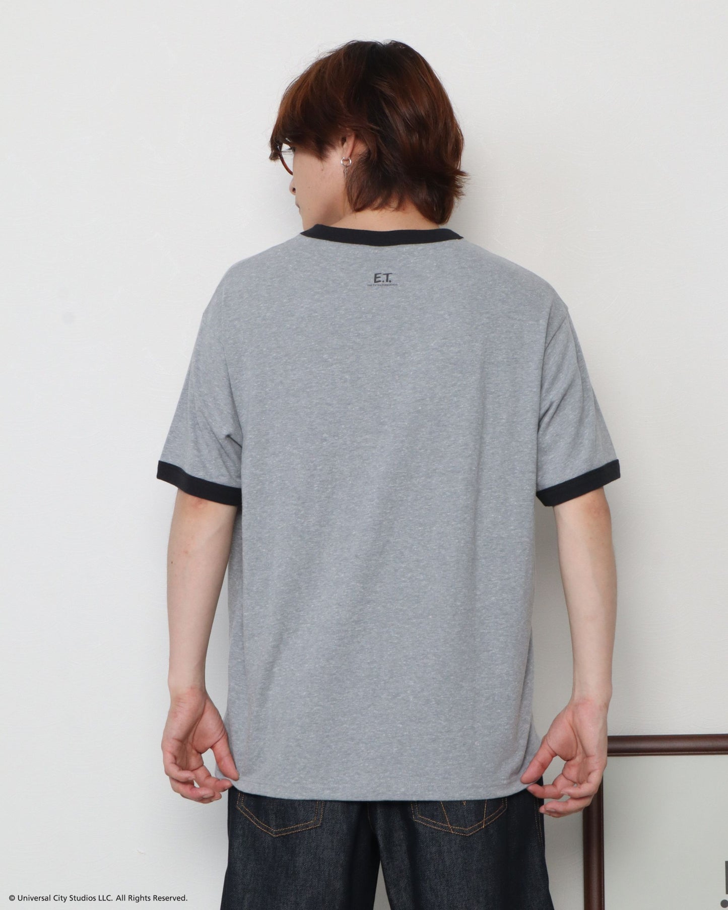 【E.T.】リンガーTシャツ