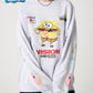 【スポンジ・ボブコラボ】Racing Sweatshirt / 袖プリントコラボスウェット
