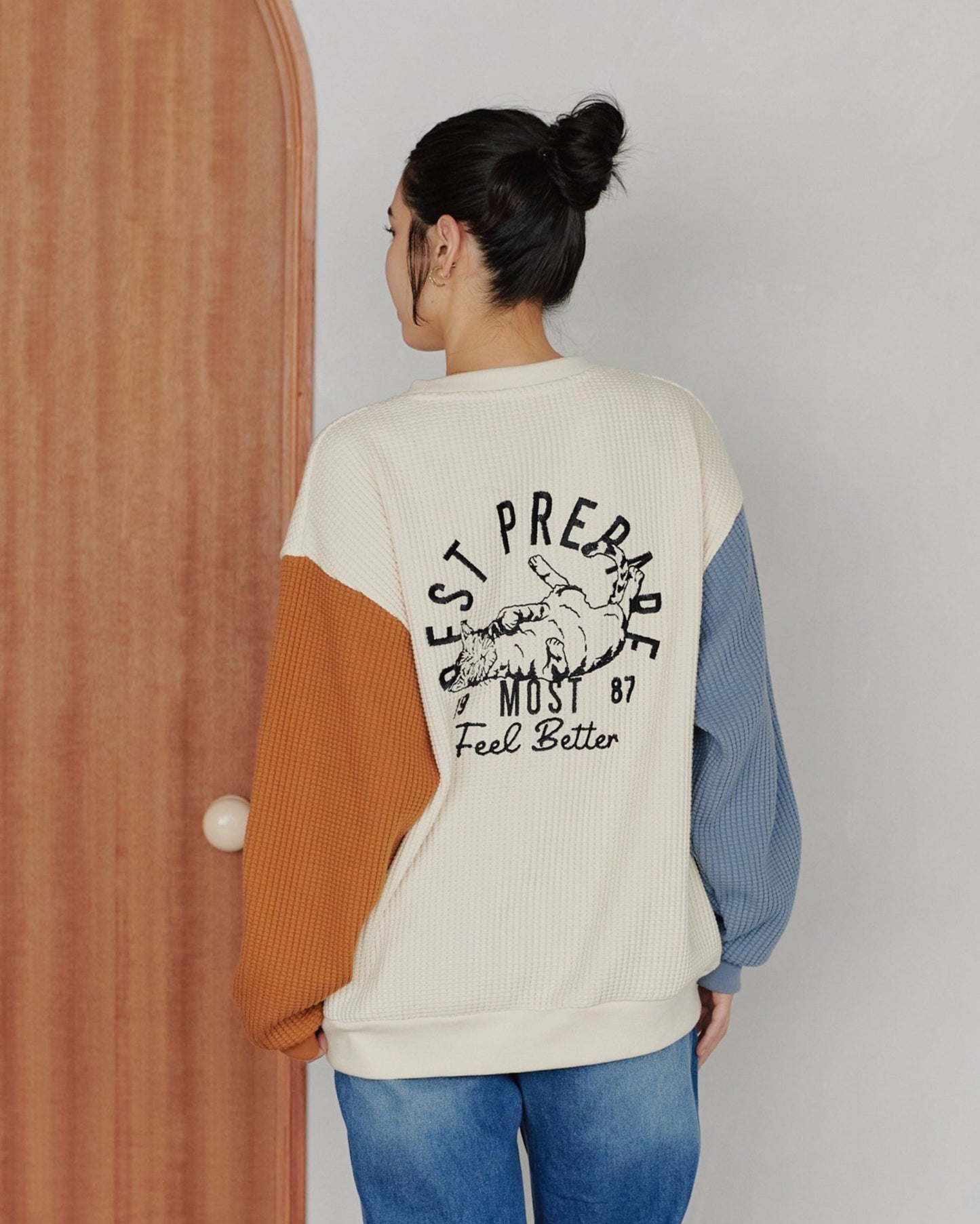 Cat Waffle Sweatshirt