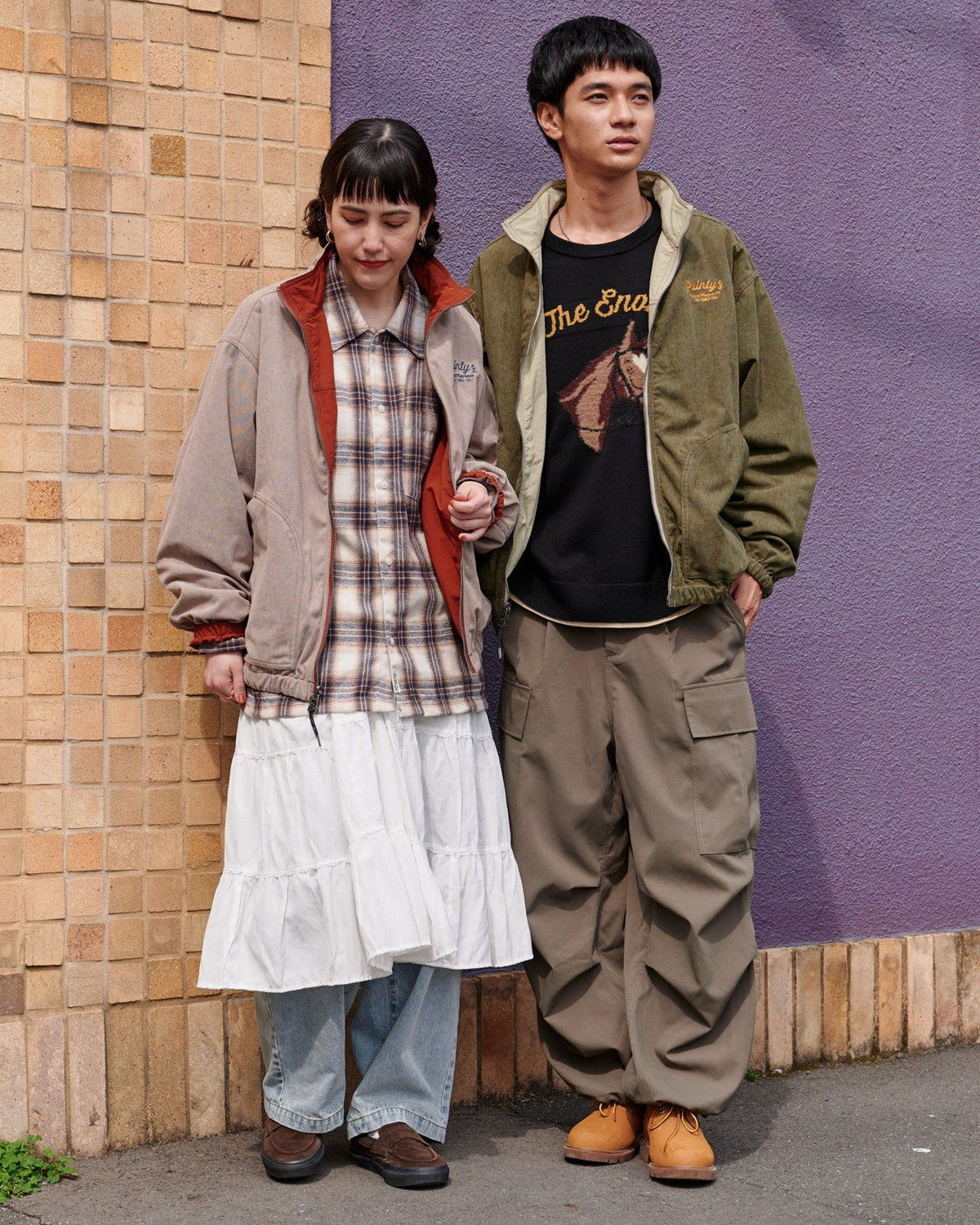 ナイロン×コーデュロイ　リバーシブルジャケット