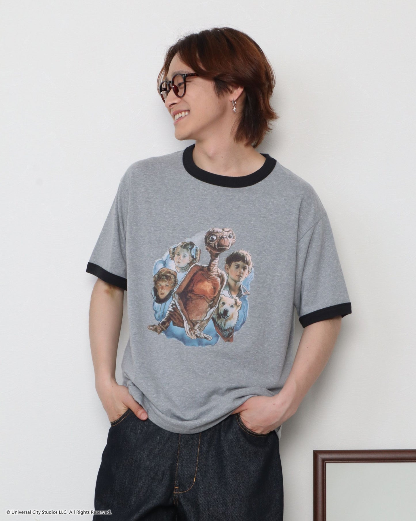 【E.T.】リンガーTシャツ