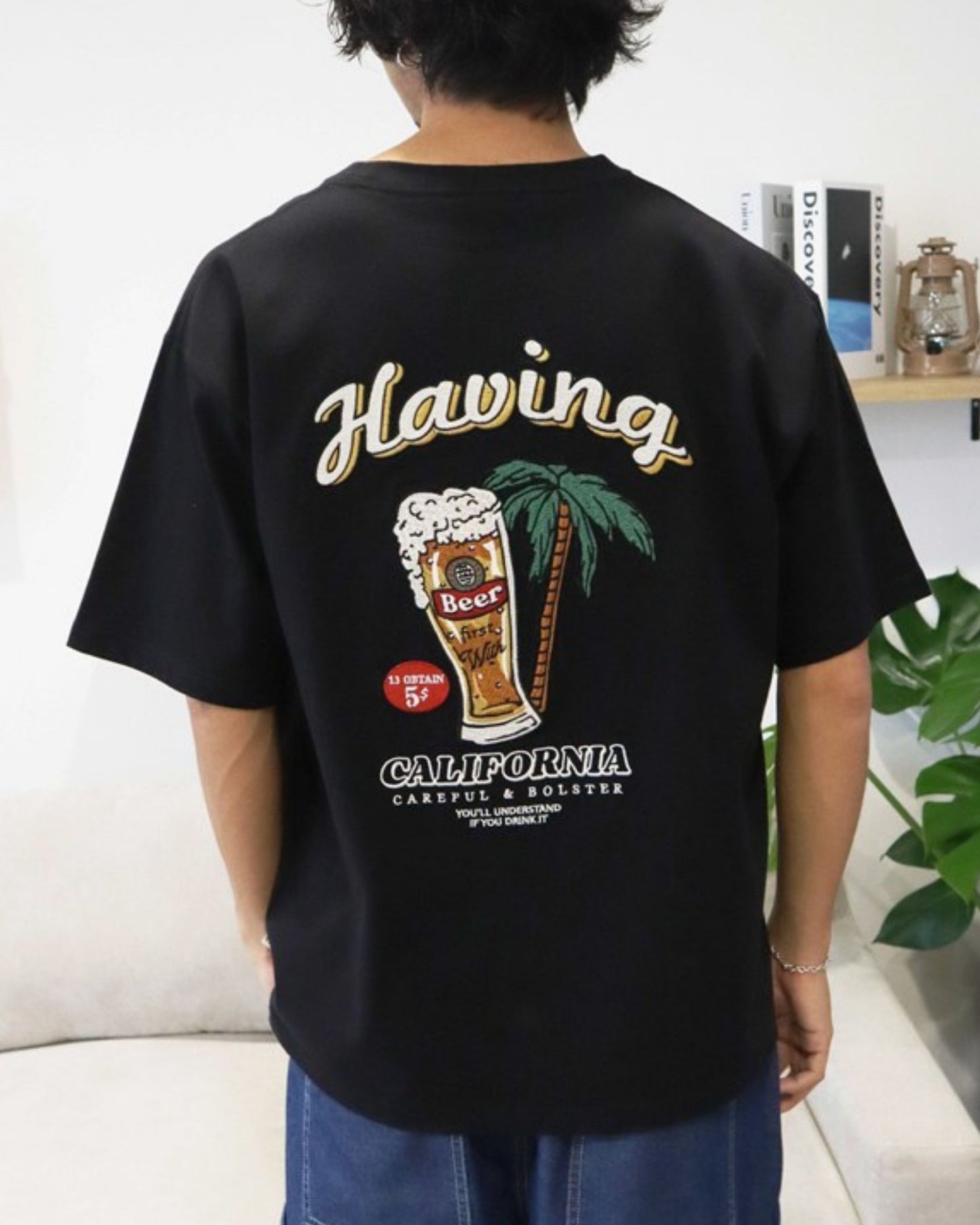 カリフォルニアビール刺繍T