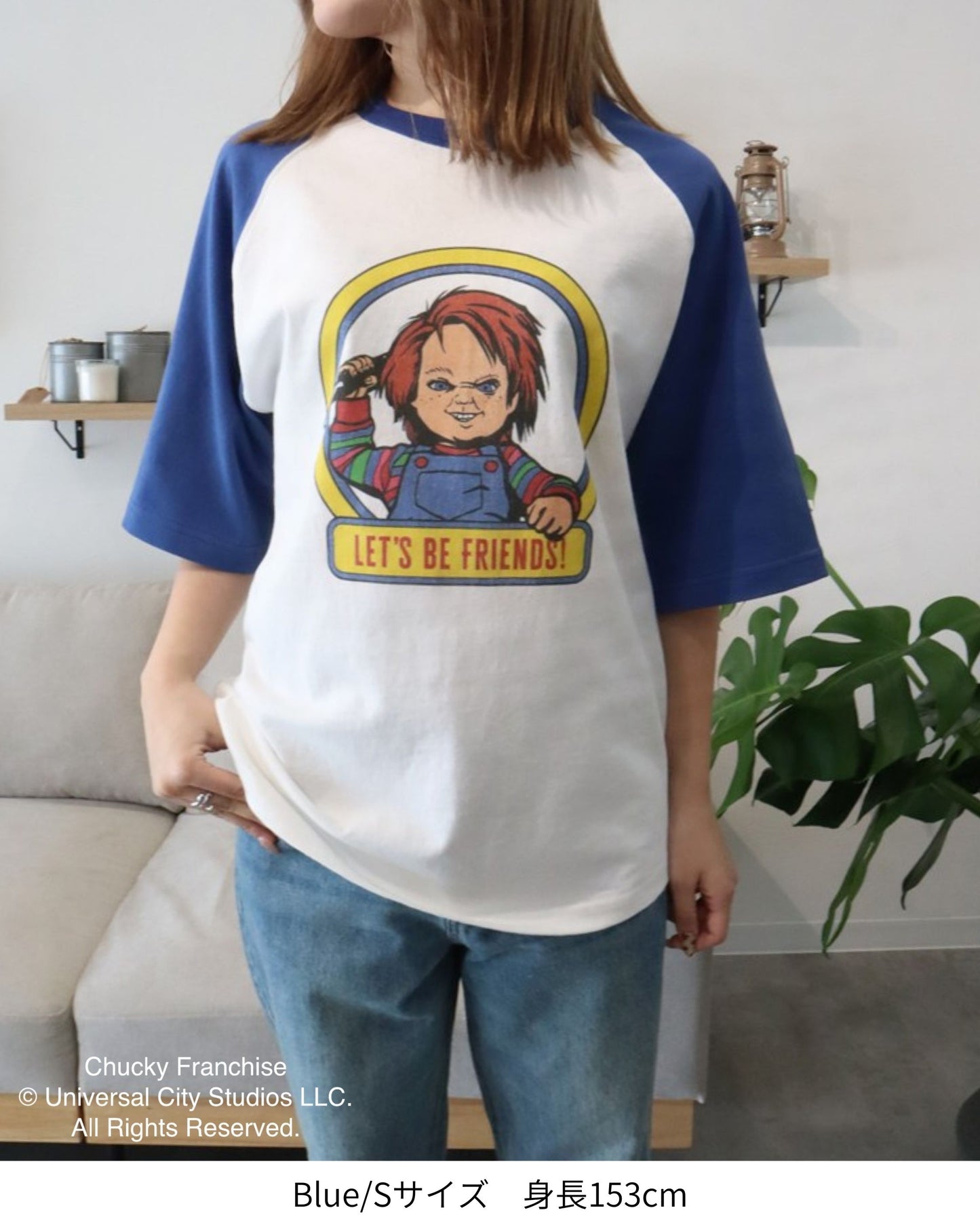 【CHUCKY】チャッキー　レトロラグランT