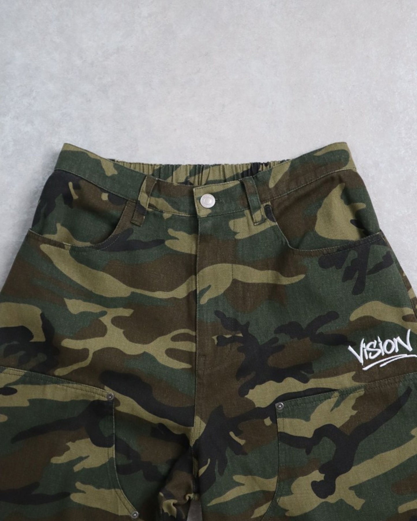 Double Knee Denim / ロゴ刺繍ダブルニー デニムパンツ