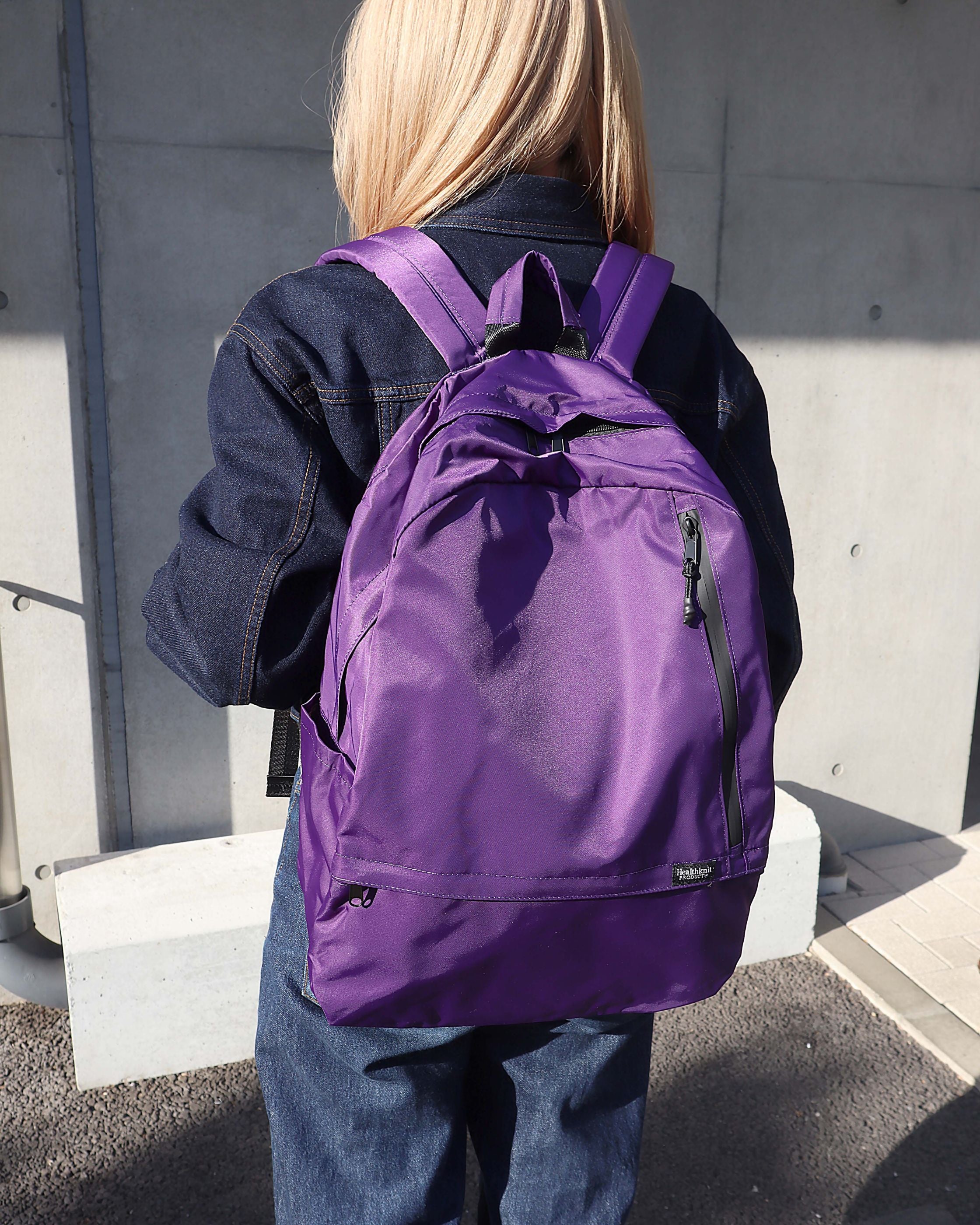 Healthknit PRODUCT】11ポケット バイカラーリュック【はっ水・軽量