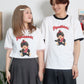 【モンチッチ】リンガーTシャツ