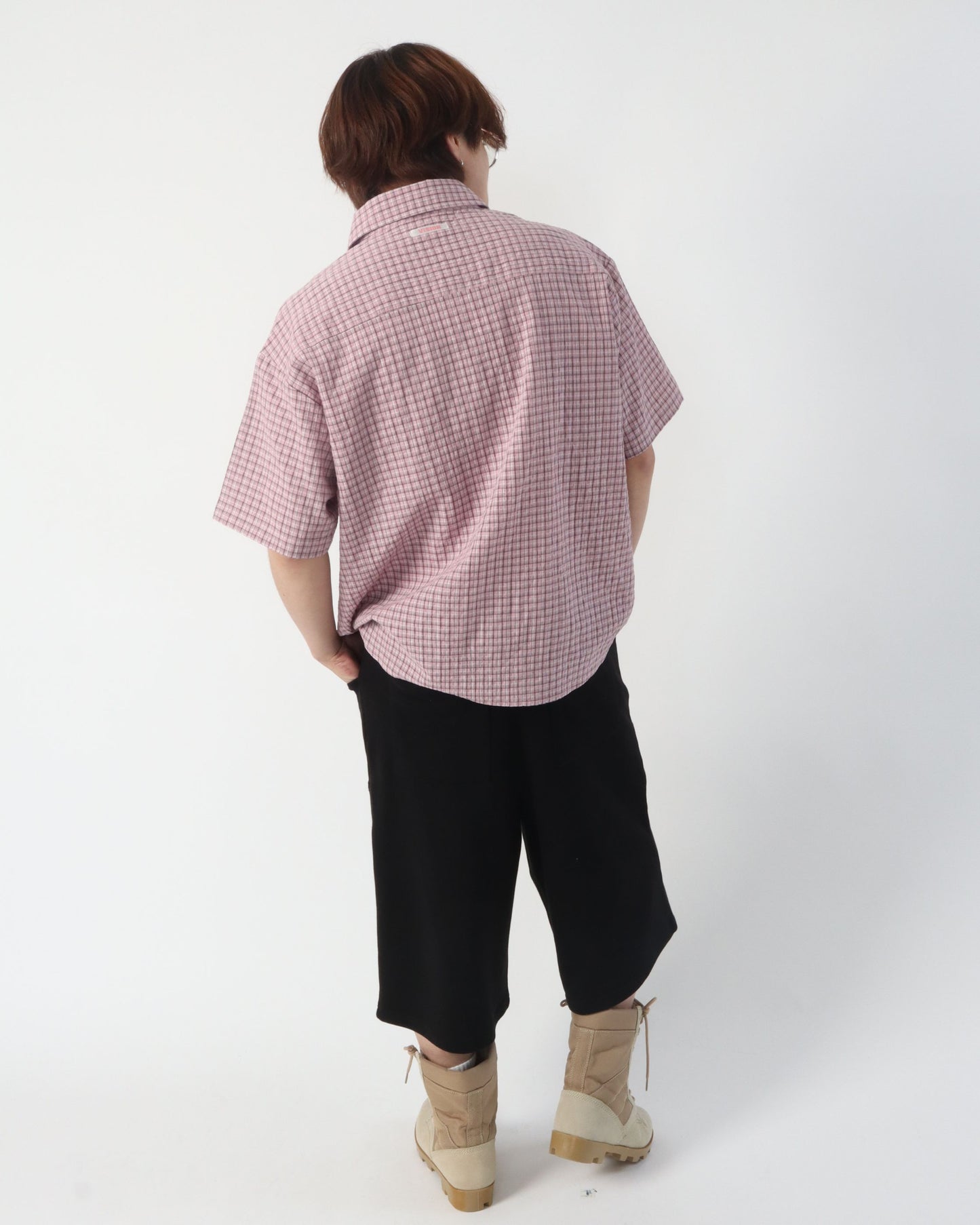 Seersucker Check Shirt / シアサッカーチェックシャツ