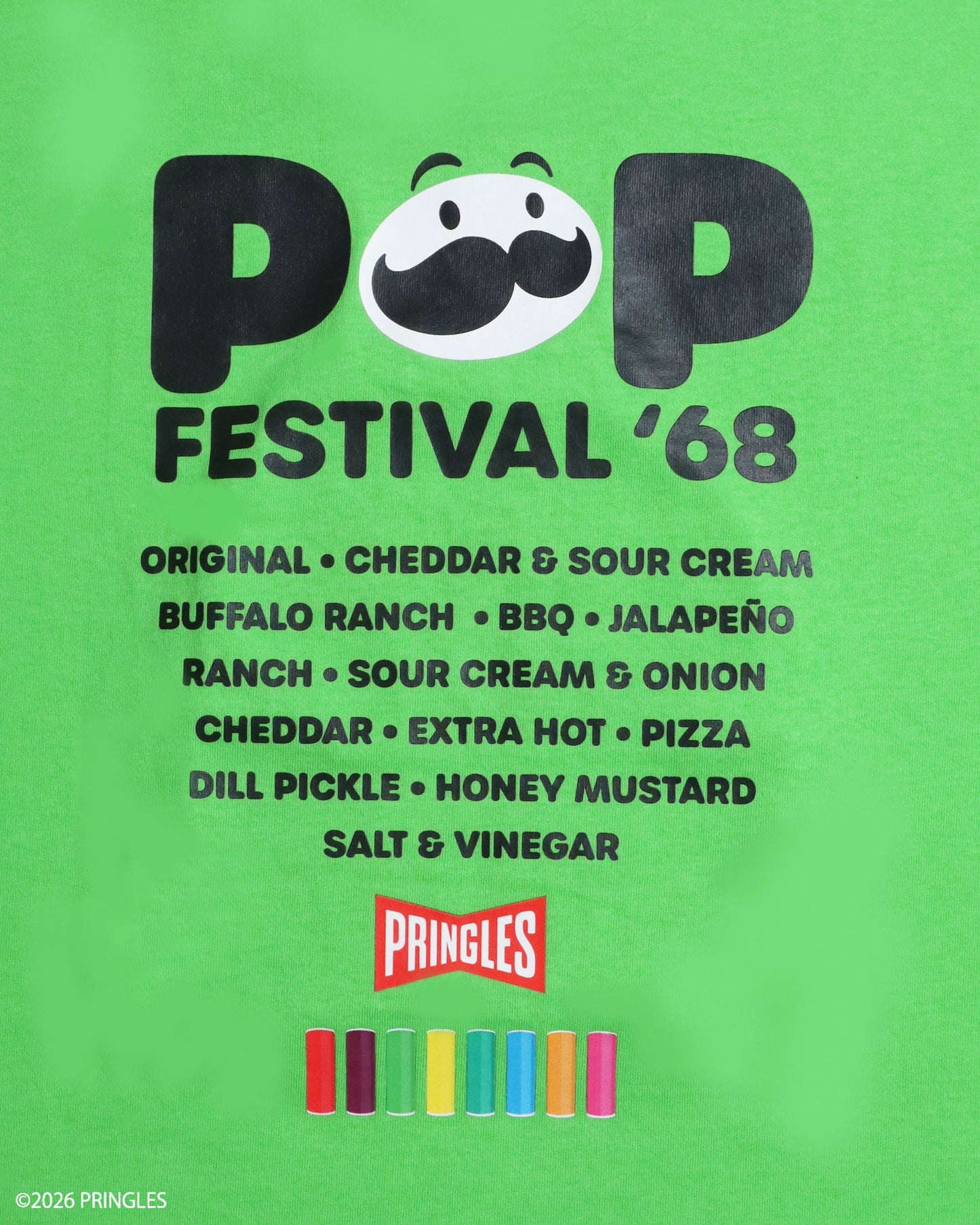 【PRINGLES】サガラ刺繍Tシャツ
