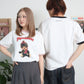 【モンチッチ】リンガーTシャツ