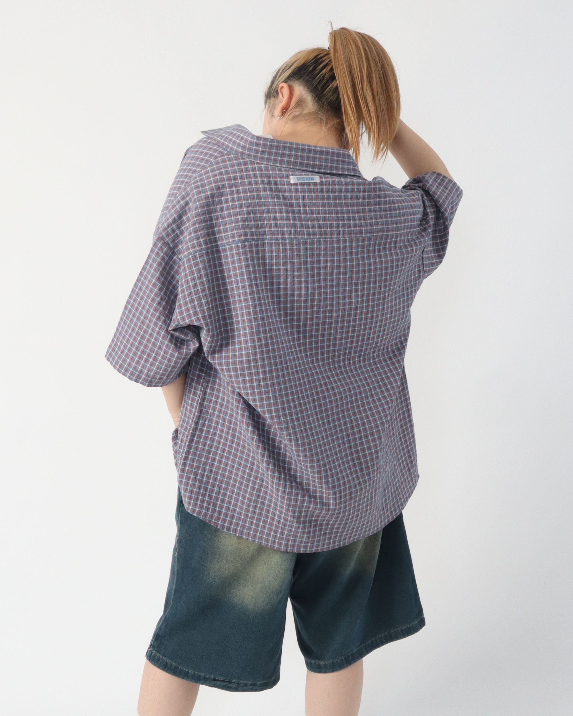 Seersucker Check Shirt / シアサッカーチェックシャツ – Ha-Li-C
