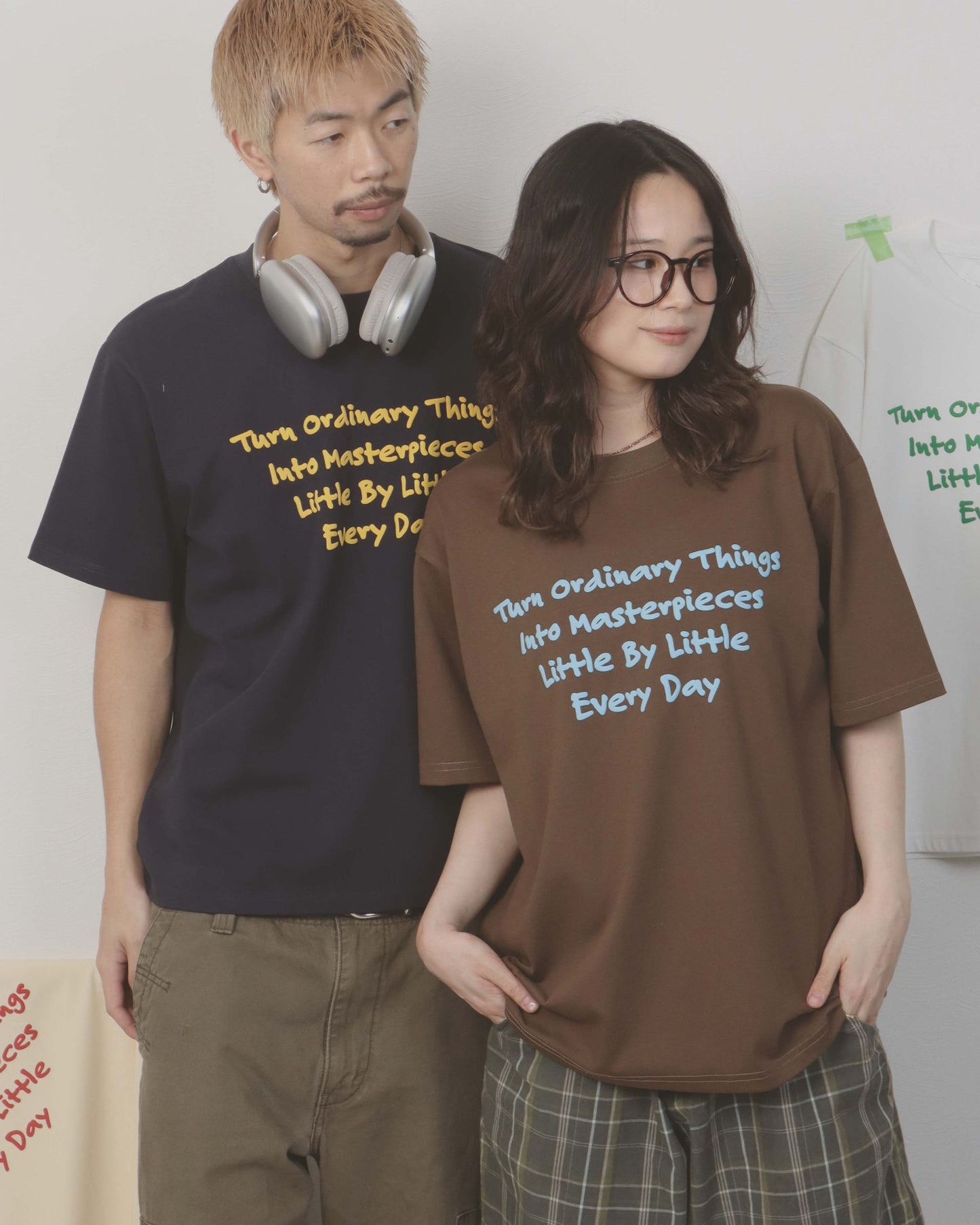 【5色展開】配色発泡ロゴT