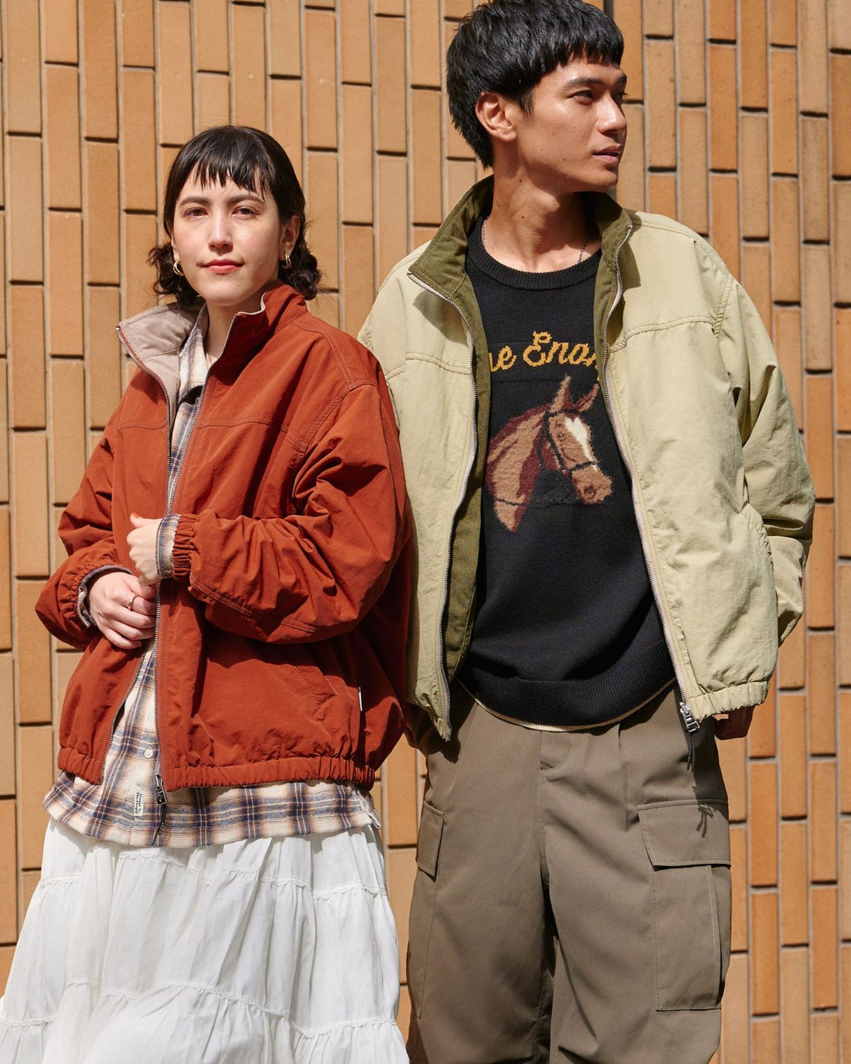 ナイロン×コーデュロイ　リバーシブルジャケット