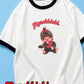 【モンチッチ】リンガーTシャツ
