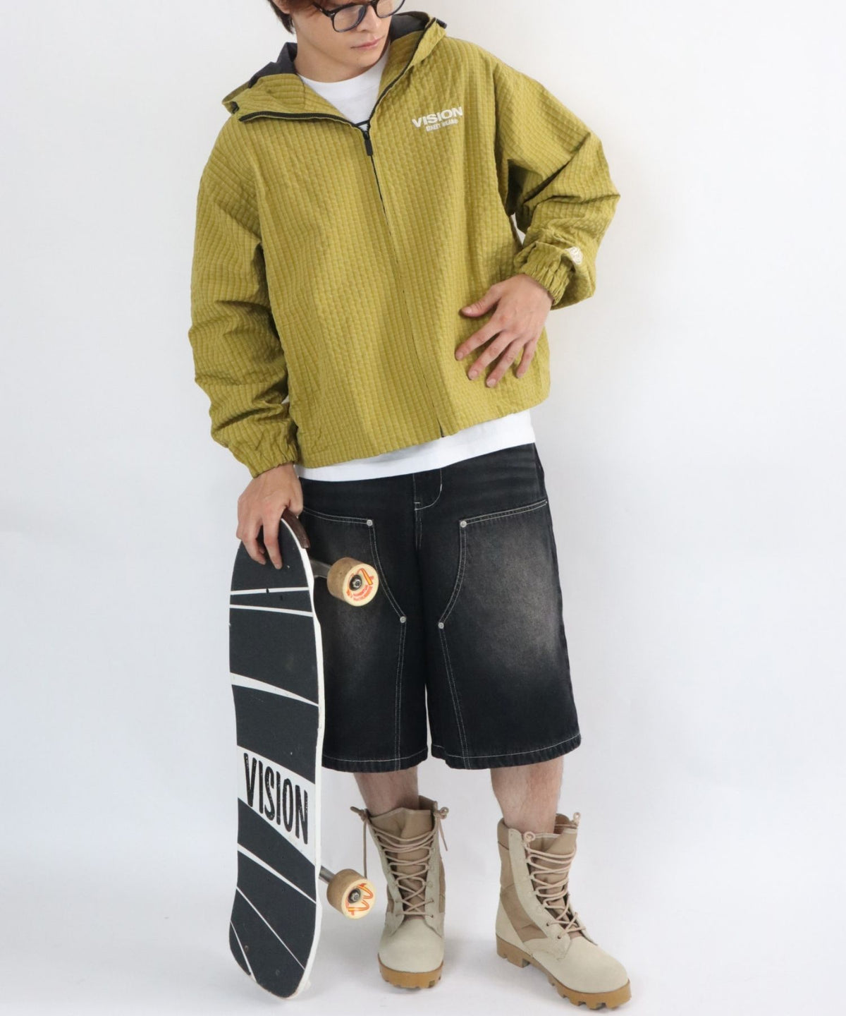 Stand neck hoodie jacket / スタンドネックフーディージャケット
