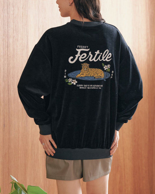 Tiger Surf  Velor Sweatshirt
