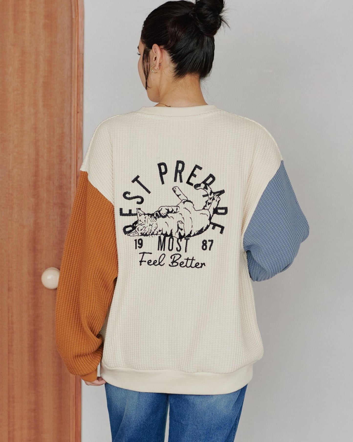 Cat Waffle Sweatshirt