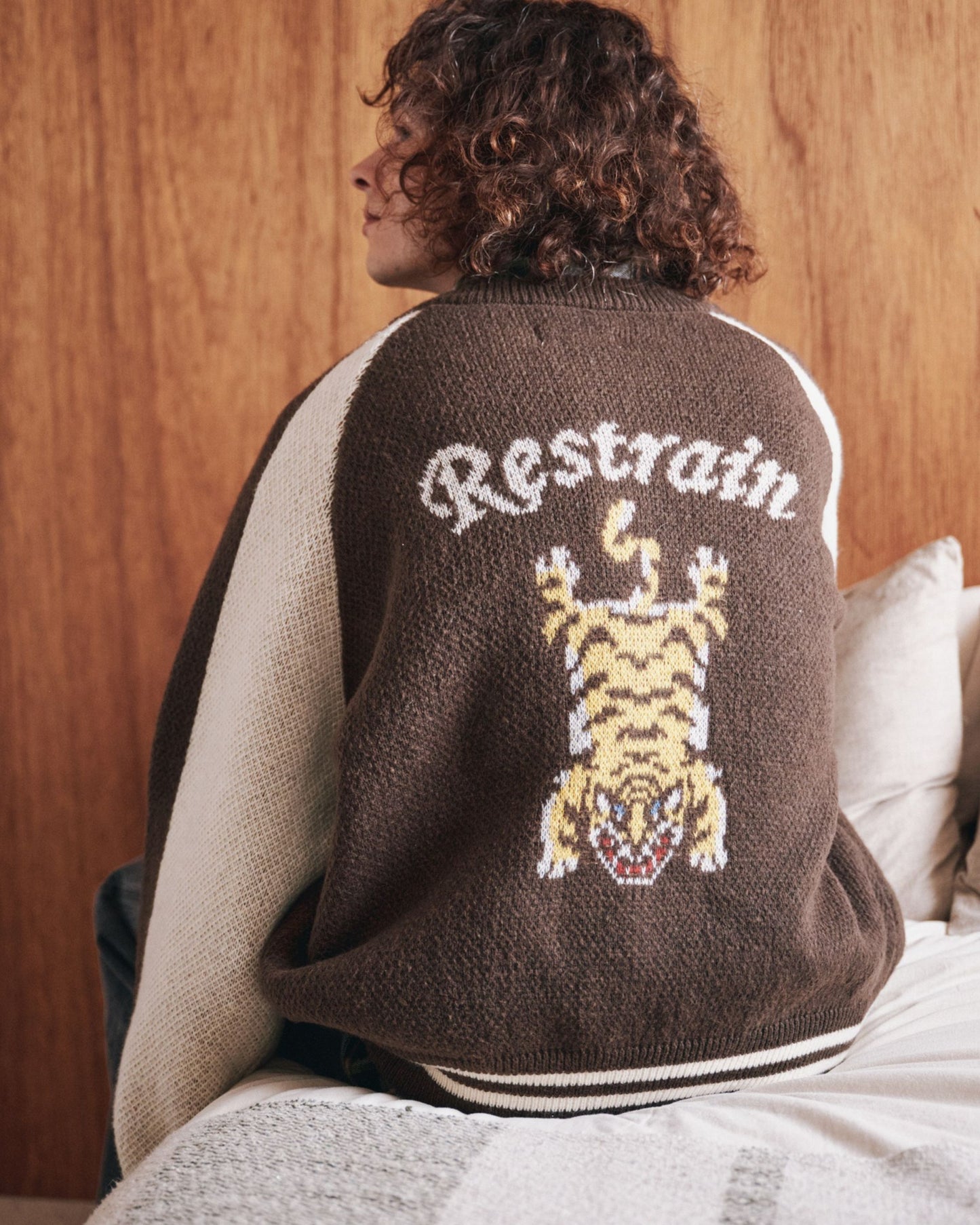 Tiger Knit Souvenir Jacket