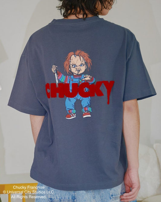 【CHUCKY】チャッキー　サガラ刺繍ロゴT