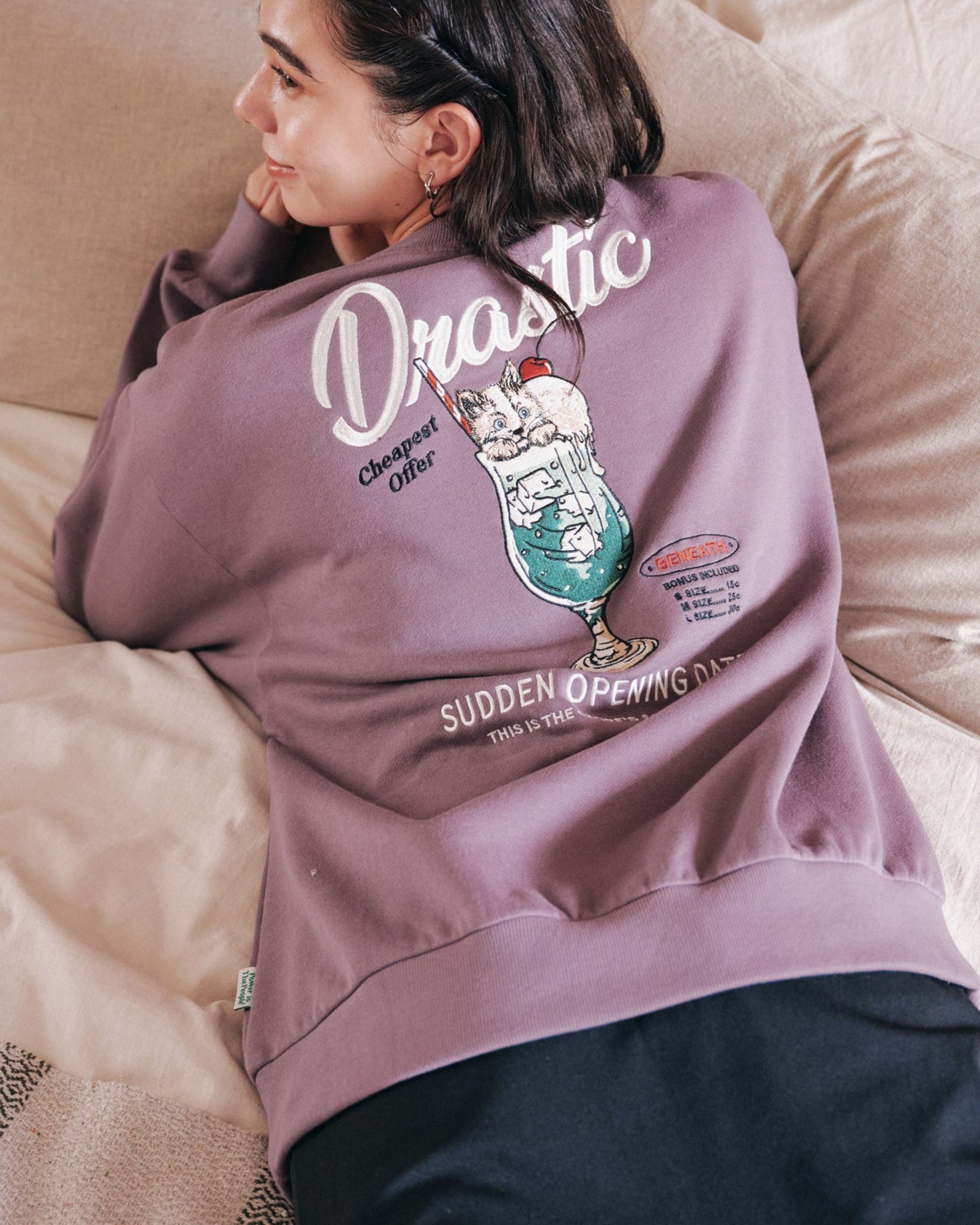 Soda Cat  Sweatshirt