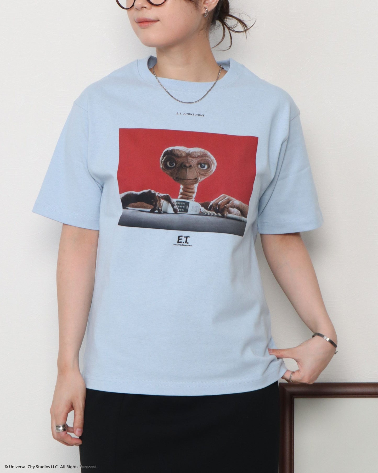 【E.T.】フォトプリントTシャツ
