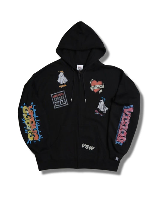 Graffiti Print Hoodie