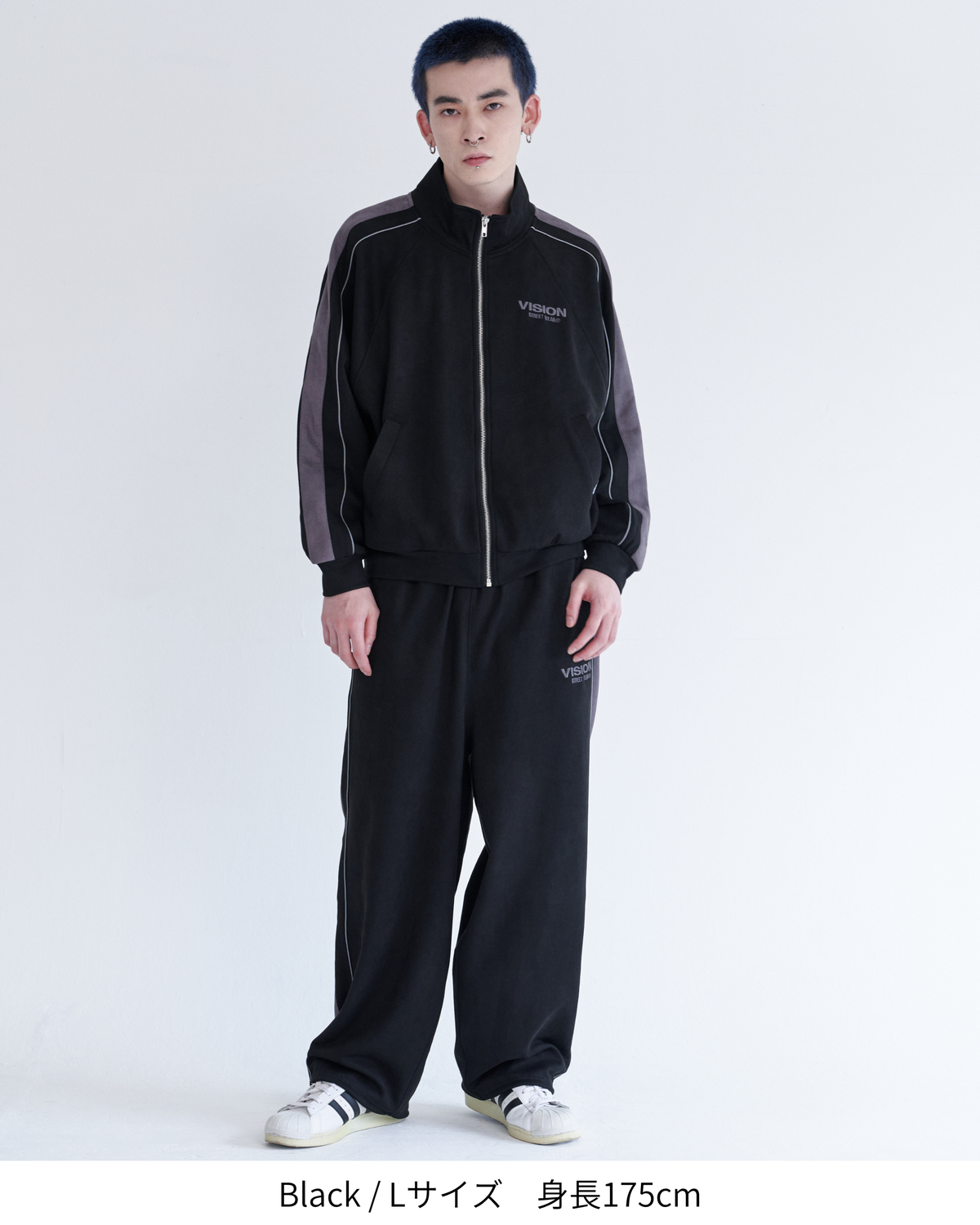 Fake suede track jacket / フェイクスエードトラックジャケット