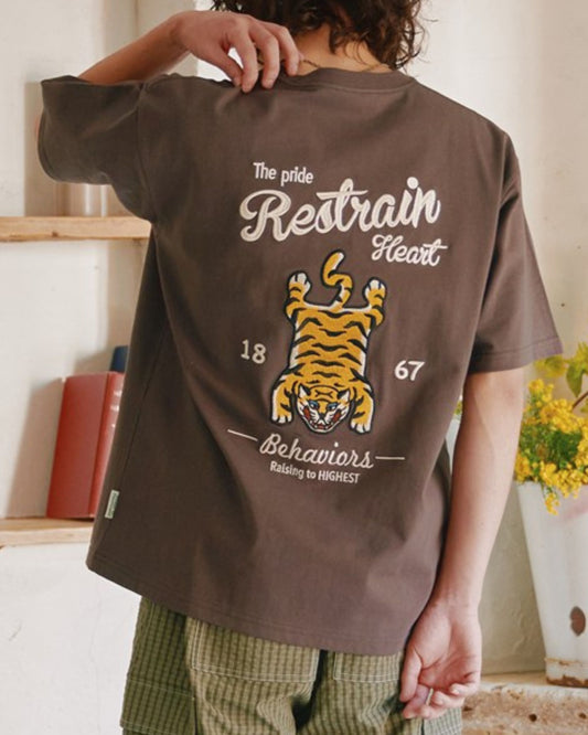 チベタンタイガーラグ刺繍T