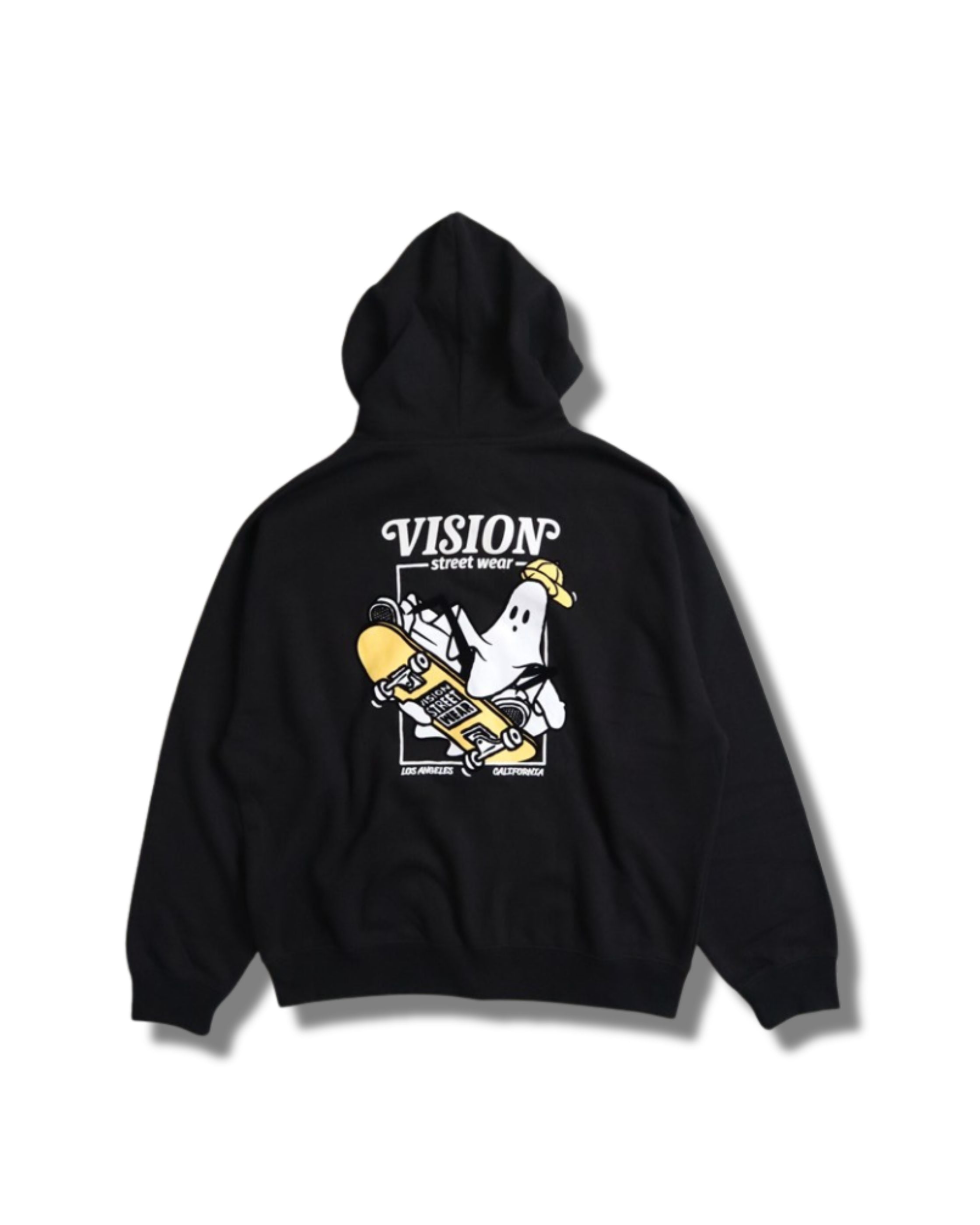 VISION STREET WEAR】Ghost ZIP Hoodie / 飛び出すゴーストZIPパーカー