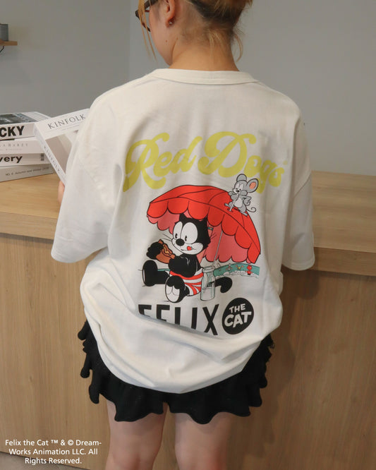 【RedDogs×FELIX THE CAT】 Beach T-shirt
