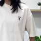 ワンポイント刺繍T　クリームソーダ