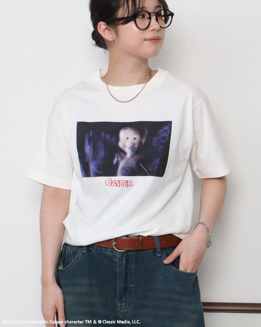 【キャスパー】フォトプリントTシャツ